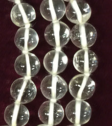 QUARTZ CRYSTAL GEMSTONE MALA 108 beads
