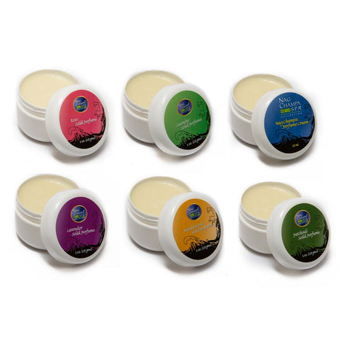Nag Champa Solid Perfume - Natural Deodorant - Buy One, Get One FREE