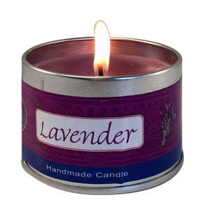 LAVENDER  CANDLE TIN