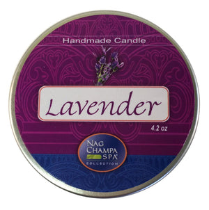 LAVENDER  CANDLE TIN