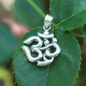 SILVER OM PENDANT Sterling Silver