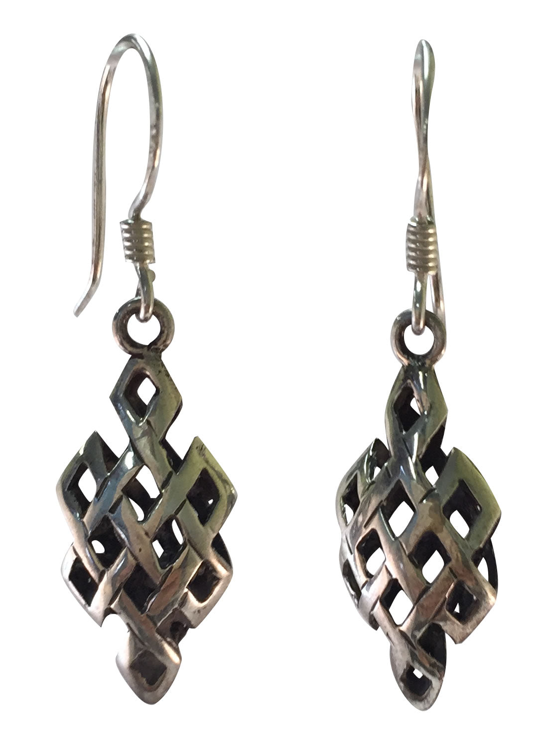 ENDLESS KNOT EARRINGS Sterling Silver
