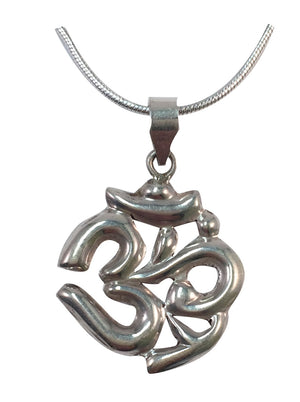 SILVER OM PENDANT Sterling Silver