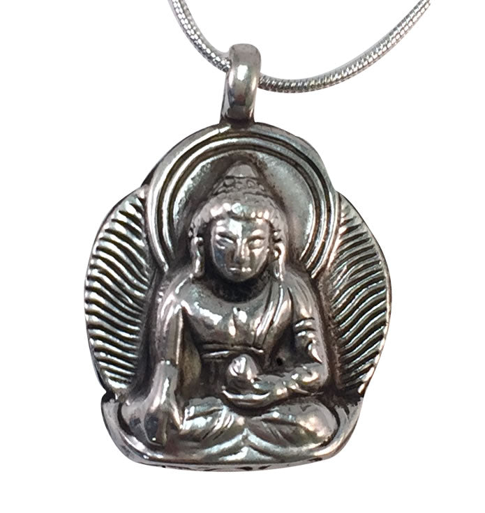 SHAKYAMUNI BUDDHA PENDANT Sterling Silver