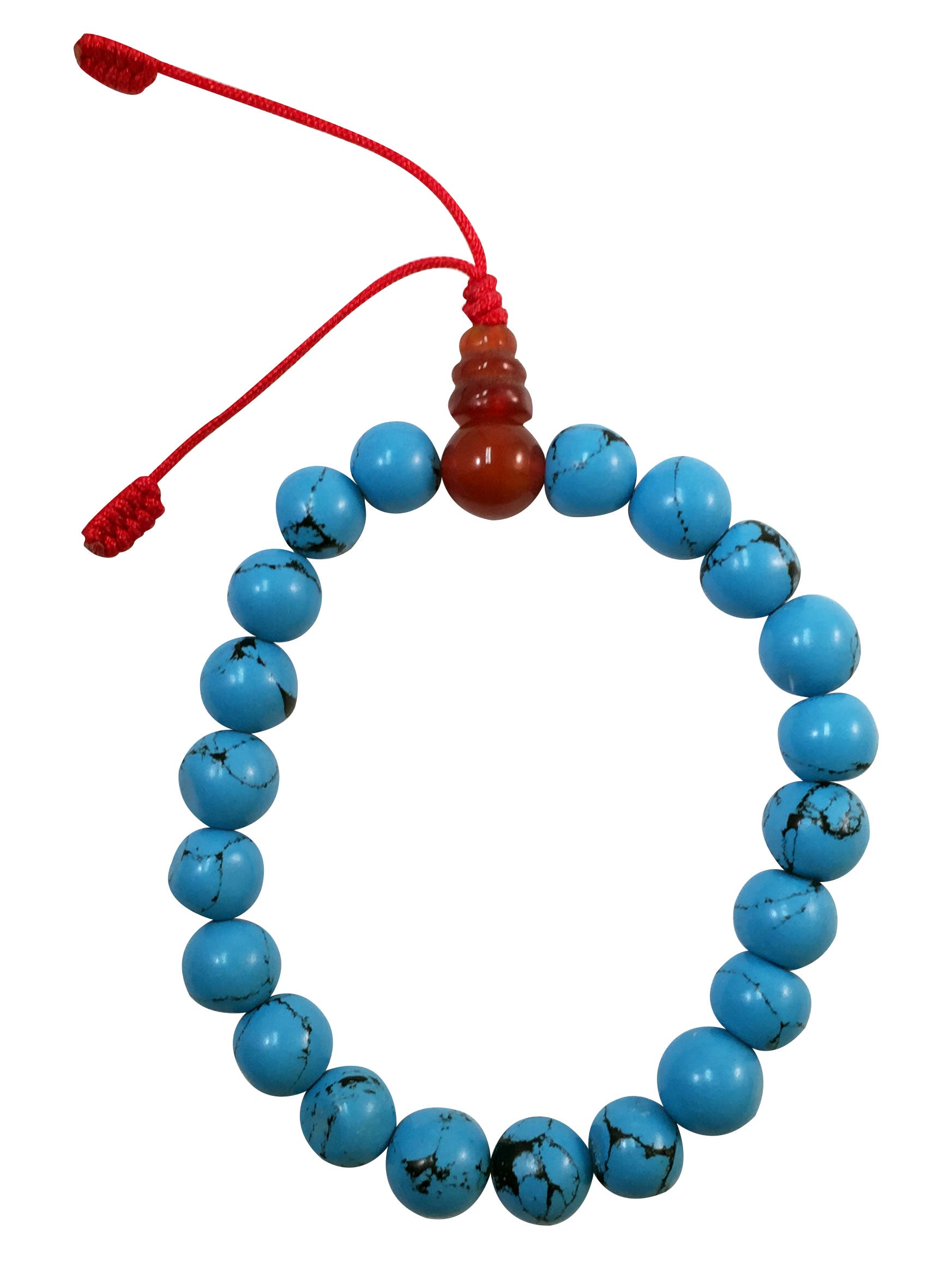 TURQUOISE WRIST MALA Stretch Bracelet