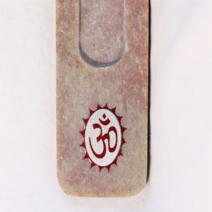 Soapstone Ashcatcher with OM Symbol