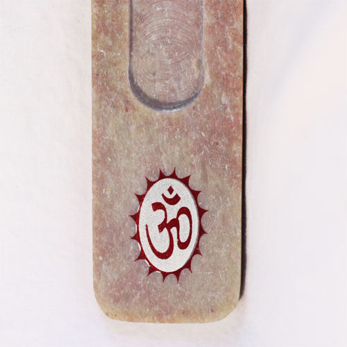 Soapstone Ashcatcher with OM Symbol