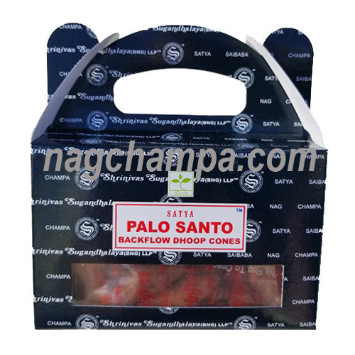 Palo Santo Backflow Cones (Satya) - Box Of 24