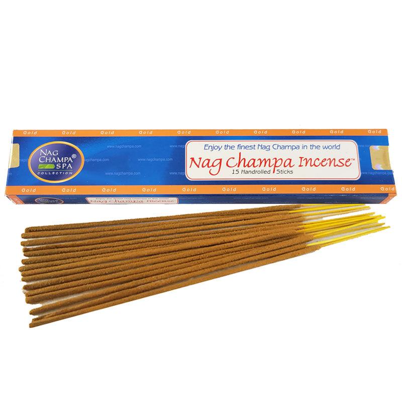 Nag Champa Incense-15 sticks - One Dozen Boxes – NagChampa Spa