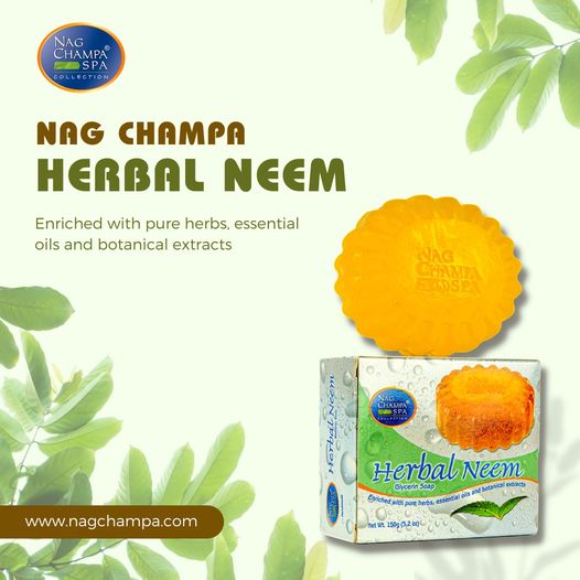 HERBAL NEEM SOAP FROM NAG CHAMPA SPA