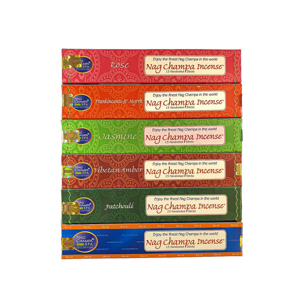 Nag Champa Incense-15 sticks - One Dozen Boxes – NagChampa Spa