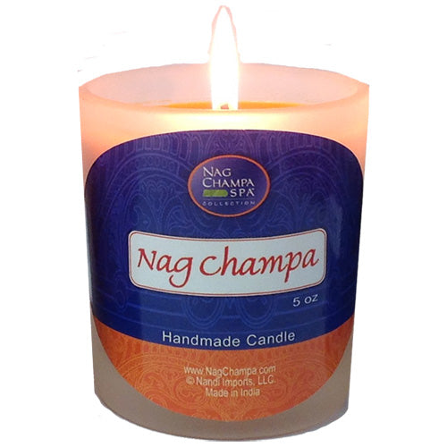 NAG CHAMPA CANDLE JAR from Nag Champa Spa