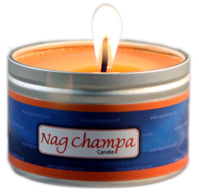 NAG CHAMPA  CANDLE TIN