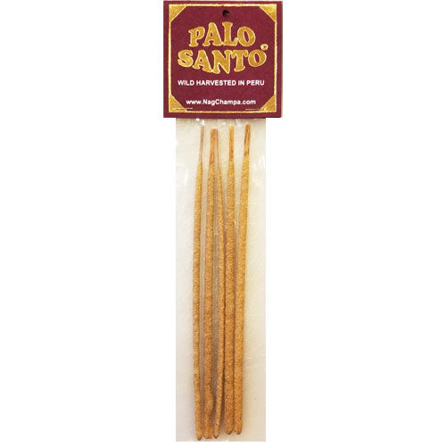 Palo Santo Incense Sticks - Holy Wood (Bursera Graveolens)  5 Sticks, 8 Inch