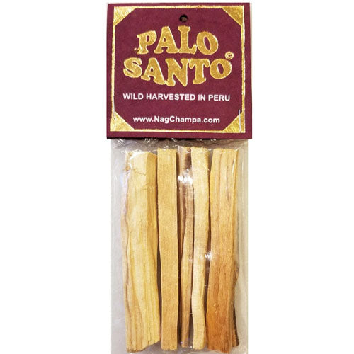 Palo Santo Incense Sticks - Holy Wood (Bursera Graveolens)  5 Sticks, 4 Inch
