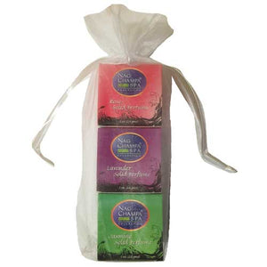 smell good perfume creams trio - rose, jasmine and lavender