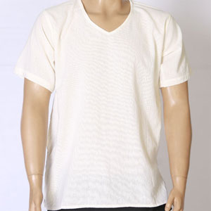 YOGA TOP With V Neck - Natural Color