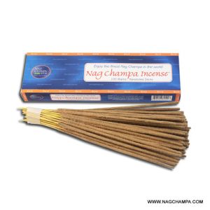 Nag Champa Gold Incense - 100 Sticks - BOGO FREE 15 STICK BOX-GOLD-100