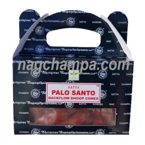 Palo Santo Backflow Cones (Satya) - Box Of 24-BFCONES-PALO