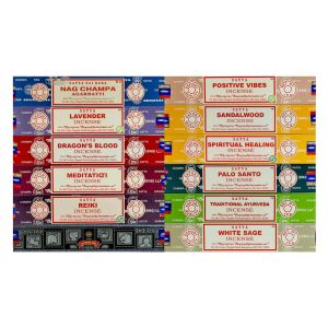  Satya Sai Baba Nag Champa Incense Sticks 15G 2 Packs By Nag  Champa : Home & Kitchen