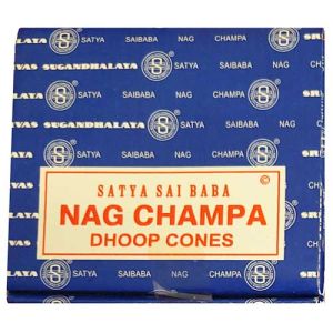 Satya Sai Baba Nag Champa Cones- Box Of 12-CONES-SSB
