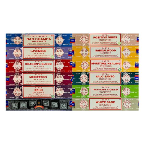 Satya Incense Sticks (BNG) - 15 Grams - Dozen boxes